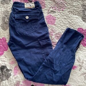 Navy True Religion Cargos
